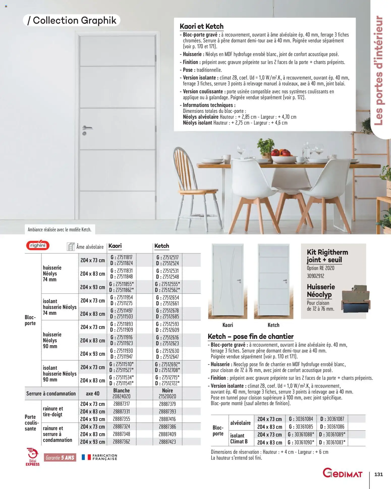 {H1} | Page: 131 | Produits: Porte, Portes