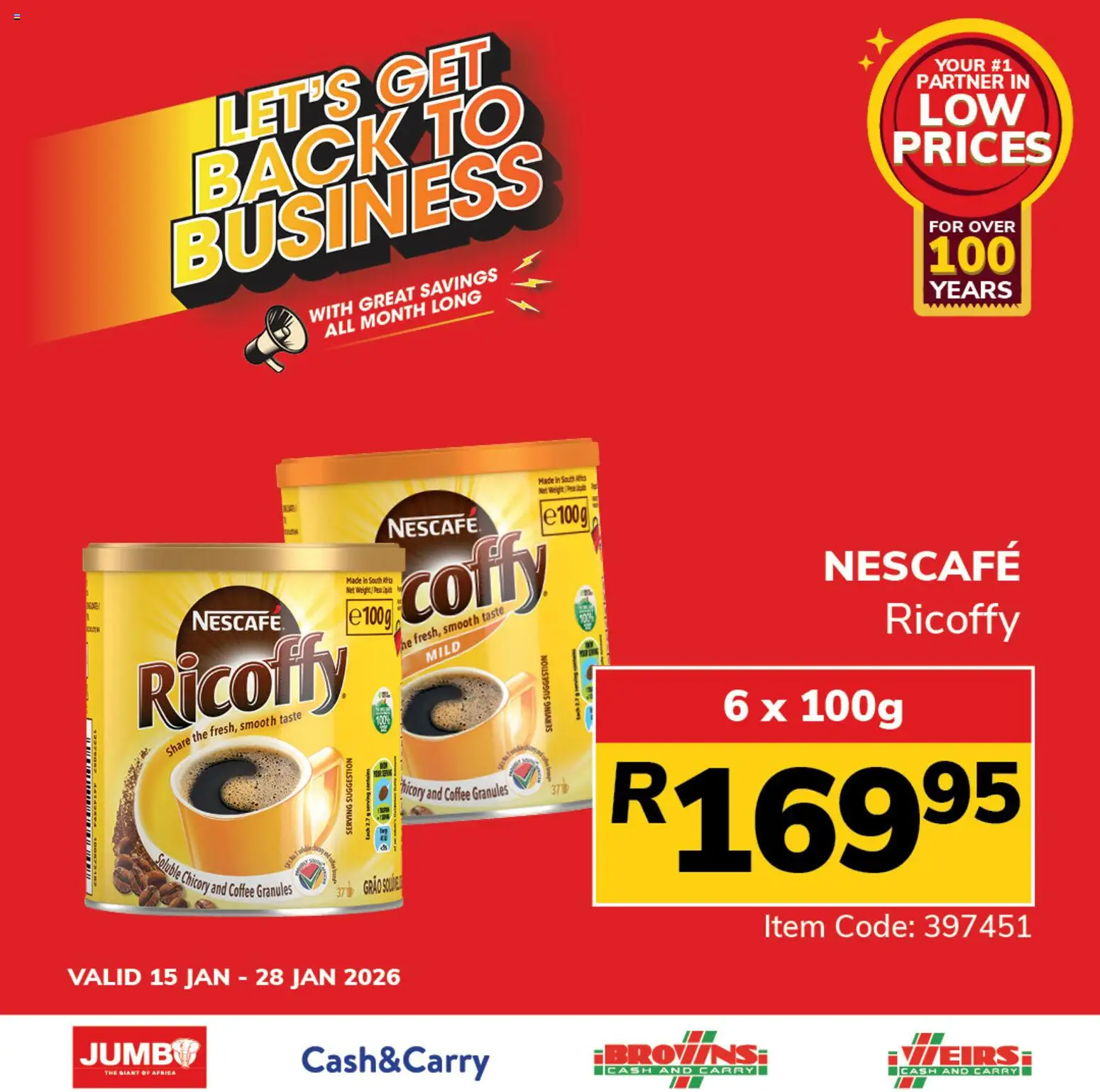 New Jumbo catalogue – valid from 15.01.2026 | Page: 1 | Products: Coffee