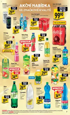 Albert leták - Hypermarket od 03.09.2025 | Strana: 14 | Produkty: Voda, Monster, Sirup, Minerální voda