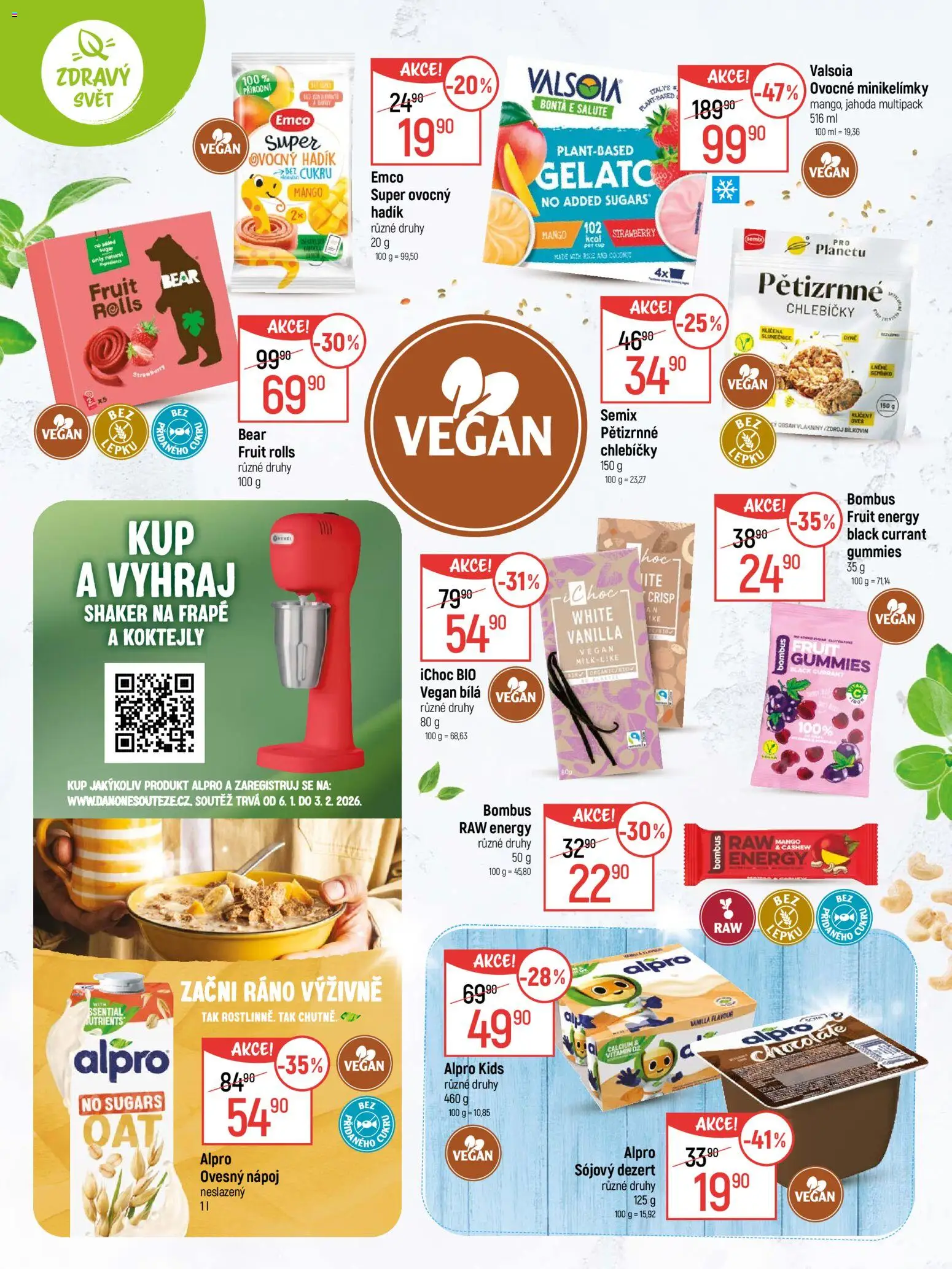 Globus leták - Zdravý svět od 07.01.2026 | Strana: 10 | Produkty: Mango, Ovesný nápoj, Shaker, Alpro