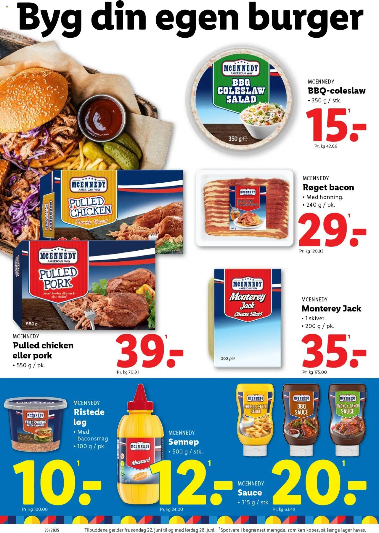 Lidl Tilbudsavis gyldig fra 26.06.2025 | Side: 25 | Produkter: Ristede Løg, Løg, Bacon, Søm
