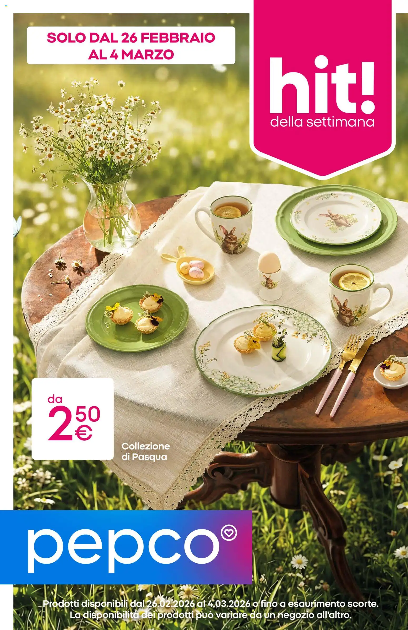 Volantino Pepco del 26.02.2026 | Pagina: 1