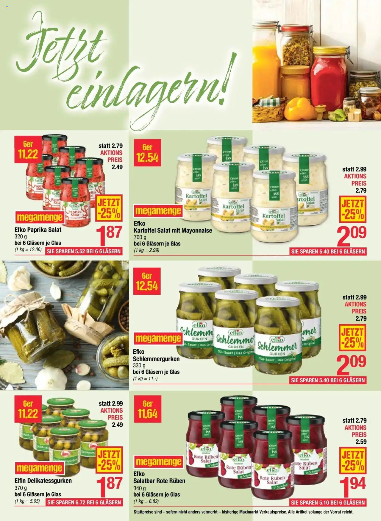 Maximarkt Haid, Linz gültig ab 06.10.2025 | Seite: 8 | Produkte: Gurken, Salat, Mayonnaise