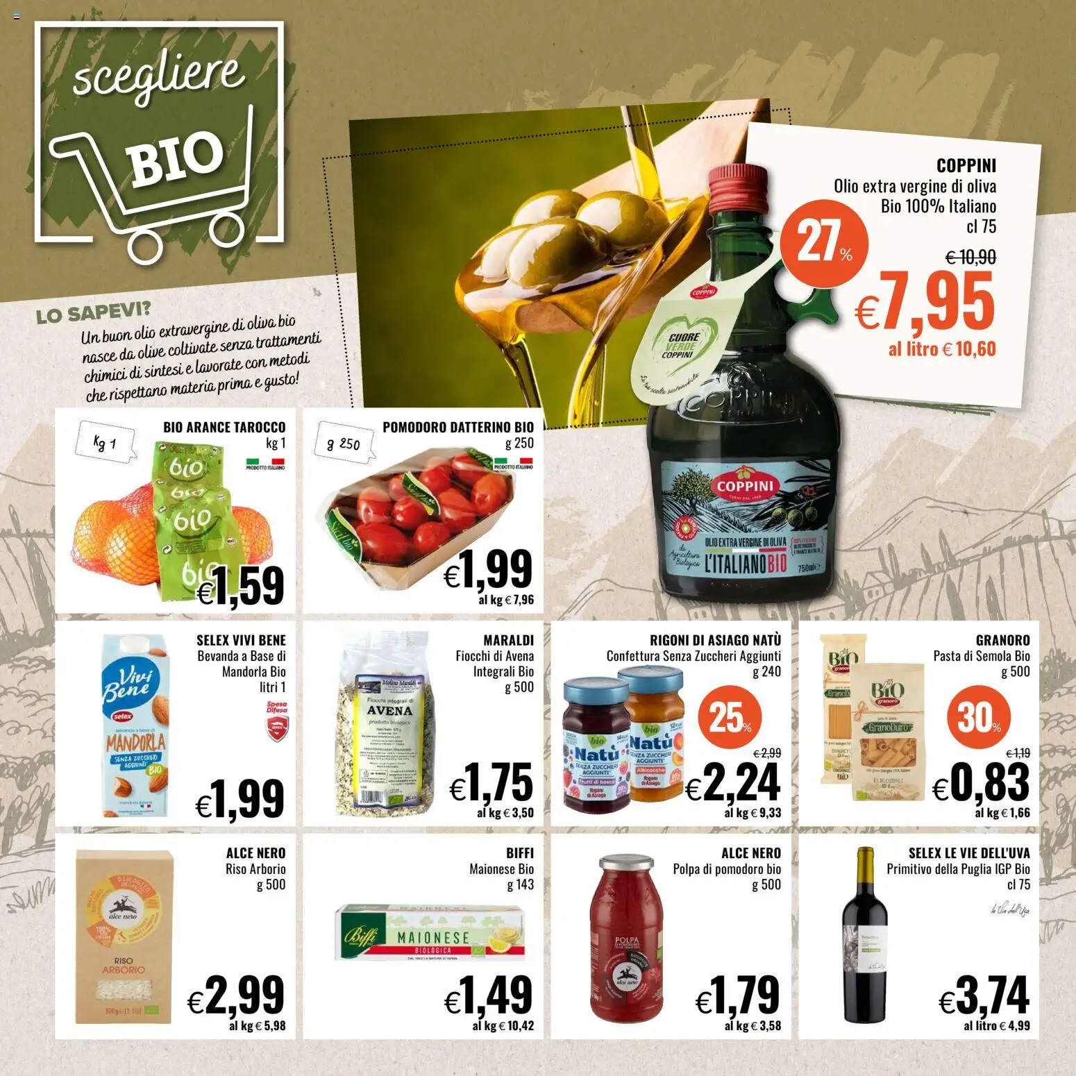 Volantino Famila del 08.01.2026 | Pagina: 10 | Prodotti: Arance, Fiocchi, Maionese, Olive