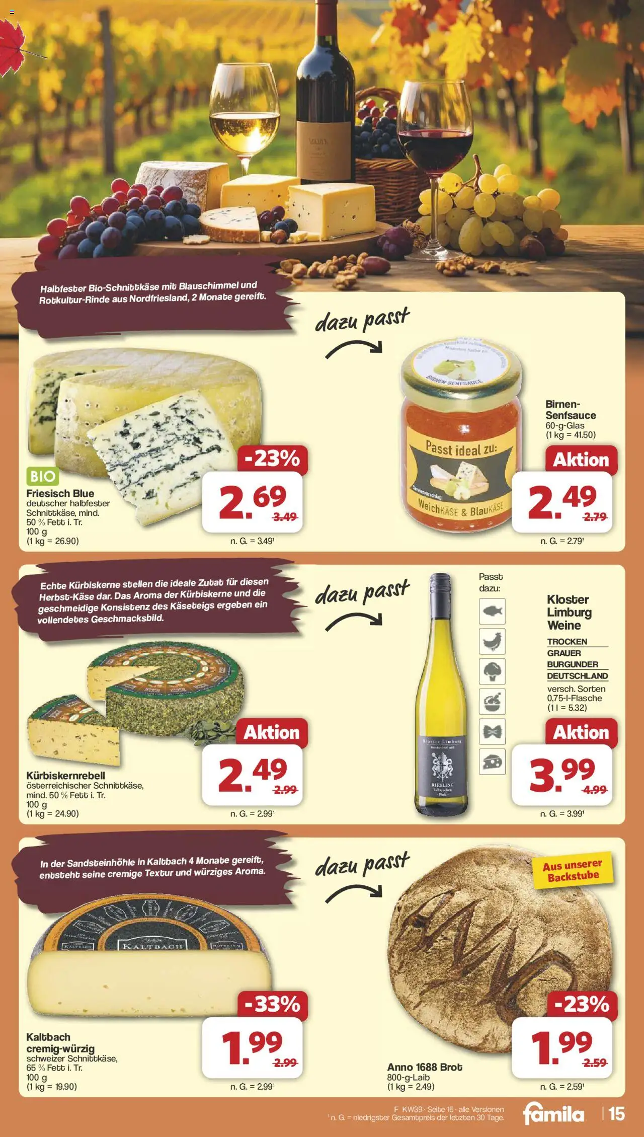 Famila Nordwest Prospekt 	 – gültig ab 22.09.2025 | Seite: 16 | Produkte: Brot