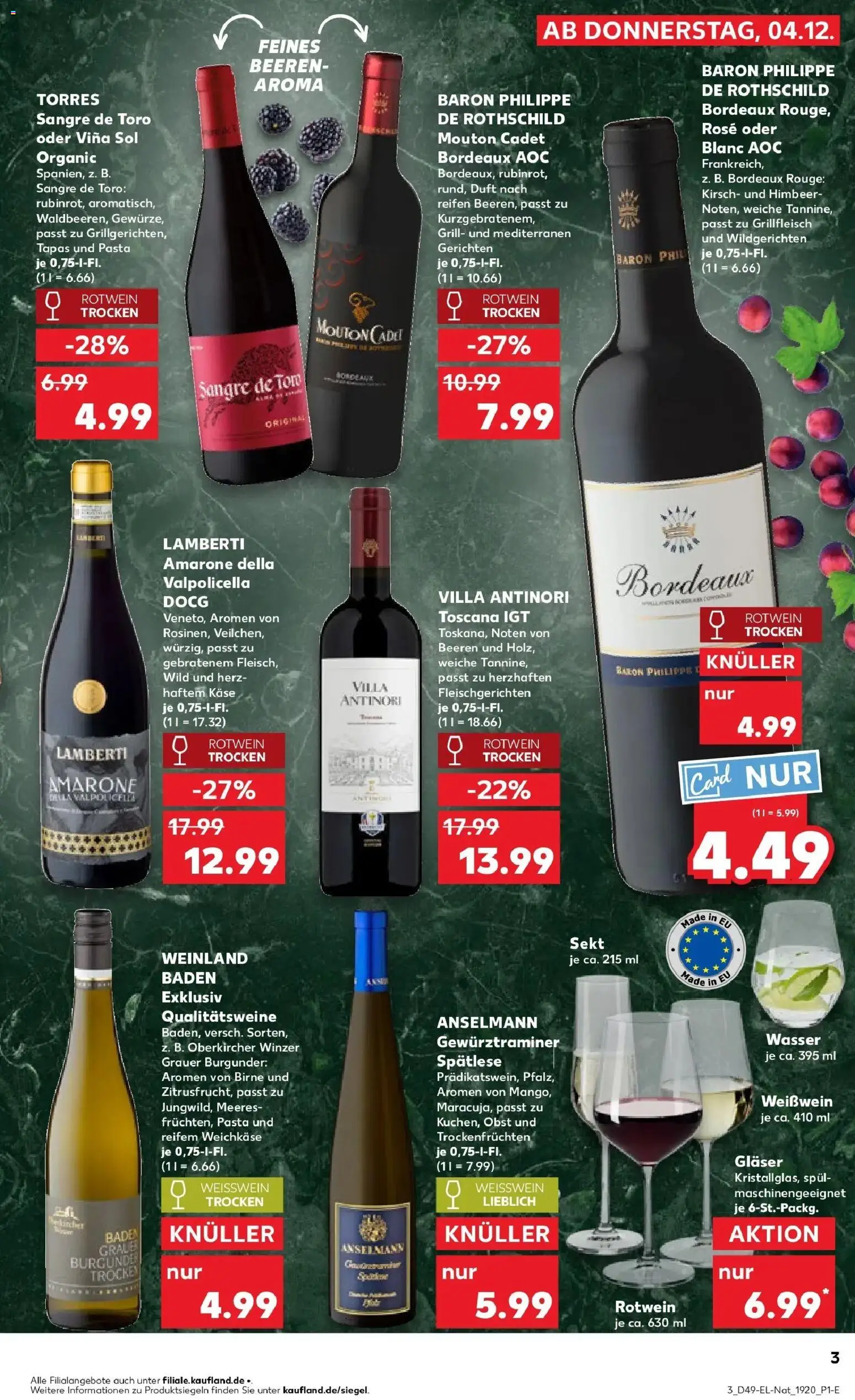 Kaufland prospekt Ingelheim Am Rhein	 – gültig ab 08.12.2025 | Seite: 69 | Produkte: Weißwein, Sekt, Duft, Pasta
