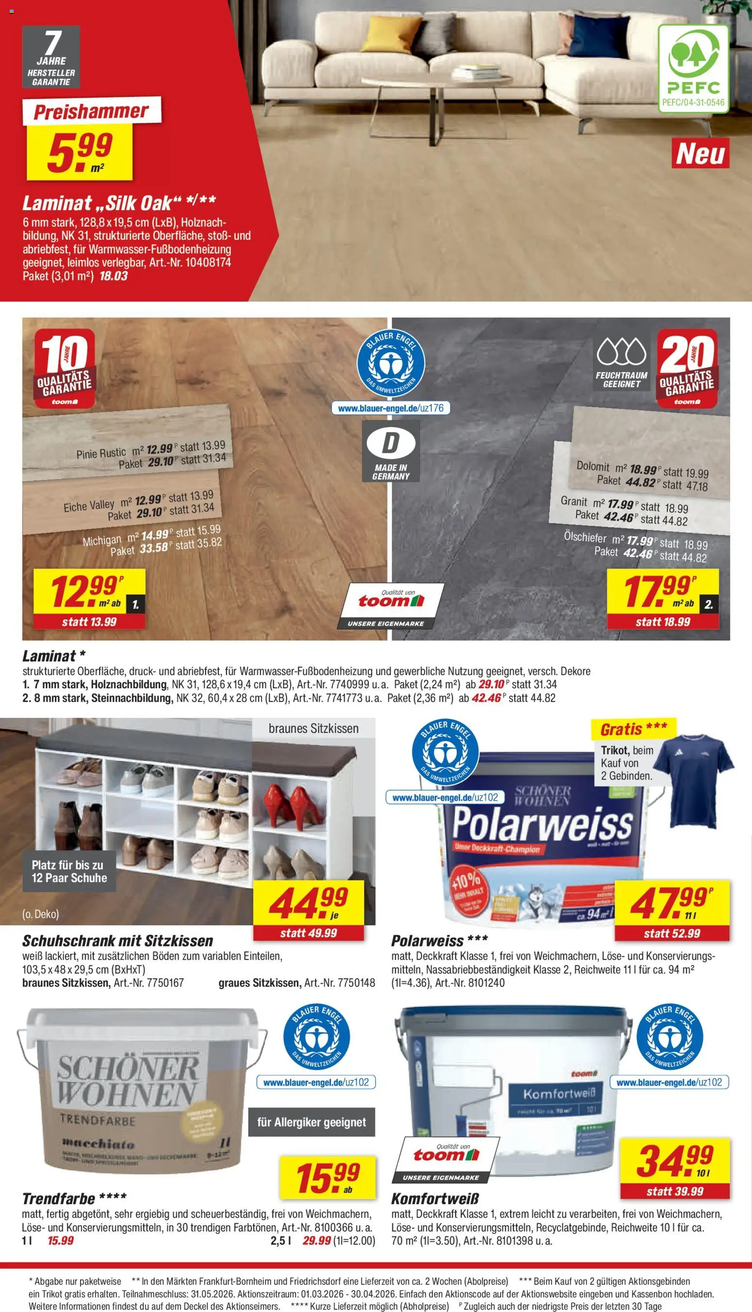 Toom Baumarkt Prospekt 	 – gültig ab 21.03.2026 | Seite: 18