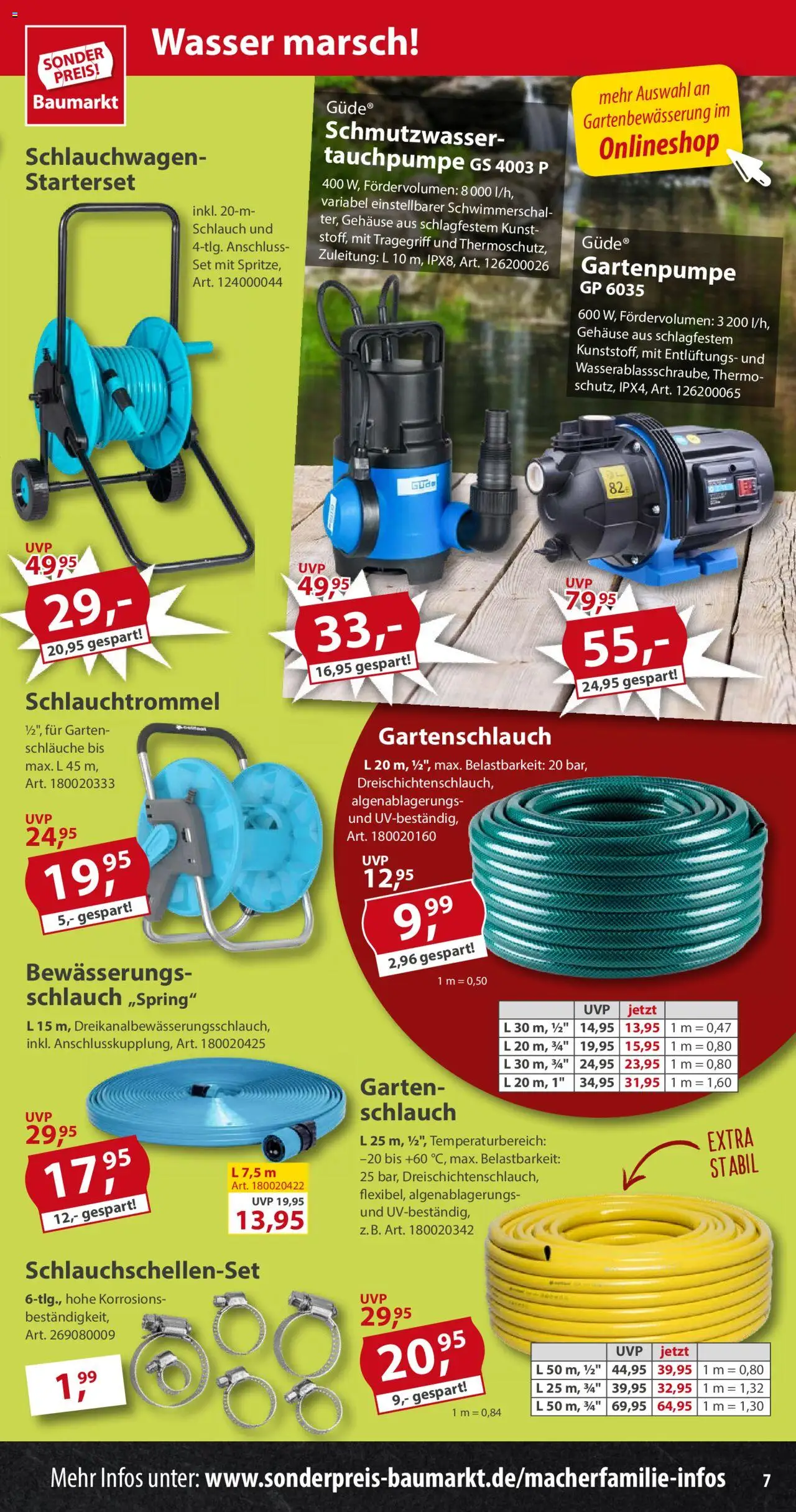 Sonderpreis Baumarkt Prospekt 	 - gültig ab dem 31.05.2025 | Seite: 7 | Produkte: Wasser