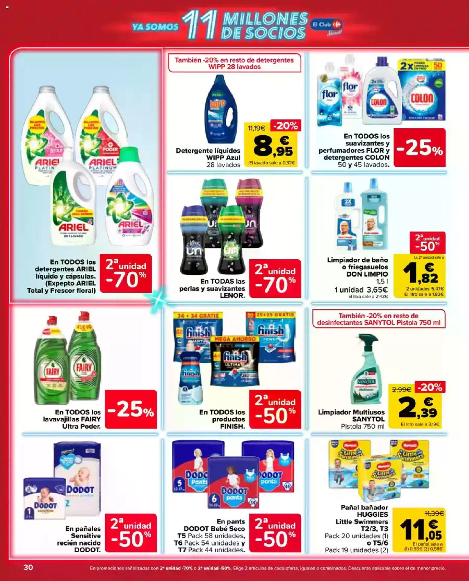 Carrefour Market folleto │ válido desde el 23.04.2026 | Página: 30 | Productos: Detergente, Γκούντα, Lavavajillas, Baño