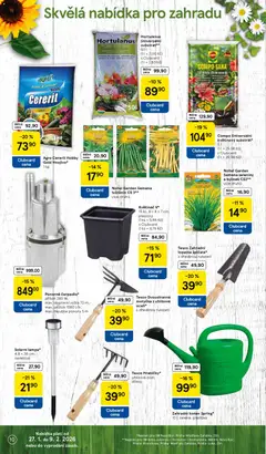 Náhled letáku Tesco Zahradní lopatka špičatá*, s dřevěnou rukojetí od 28.01.2026 | Strana: 10 | Produkty: Lopatka, Semena, Květináč, Zemina