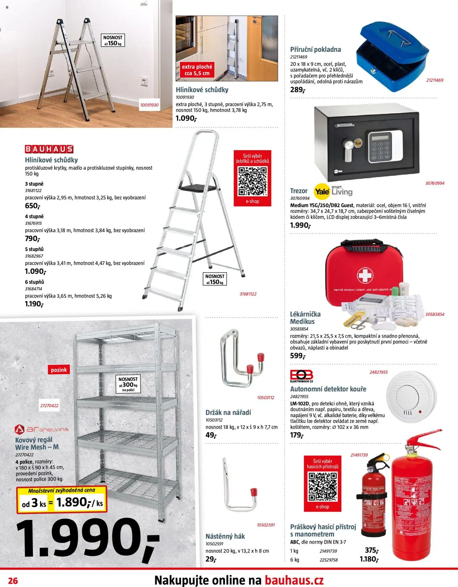 Bauhaus leták od 05.12.2025 | Strana: 26 | Produkty: Madlo, Nářadí, Regál, Kovový regál