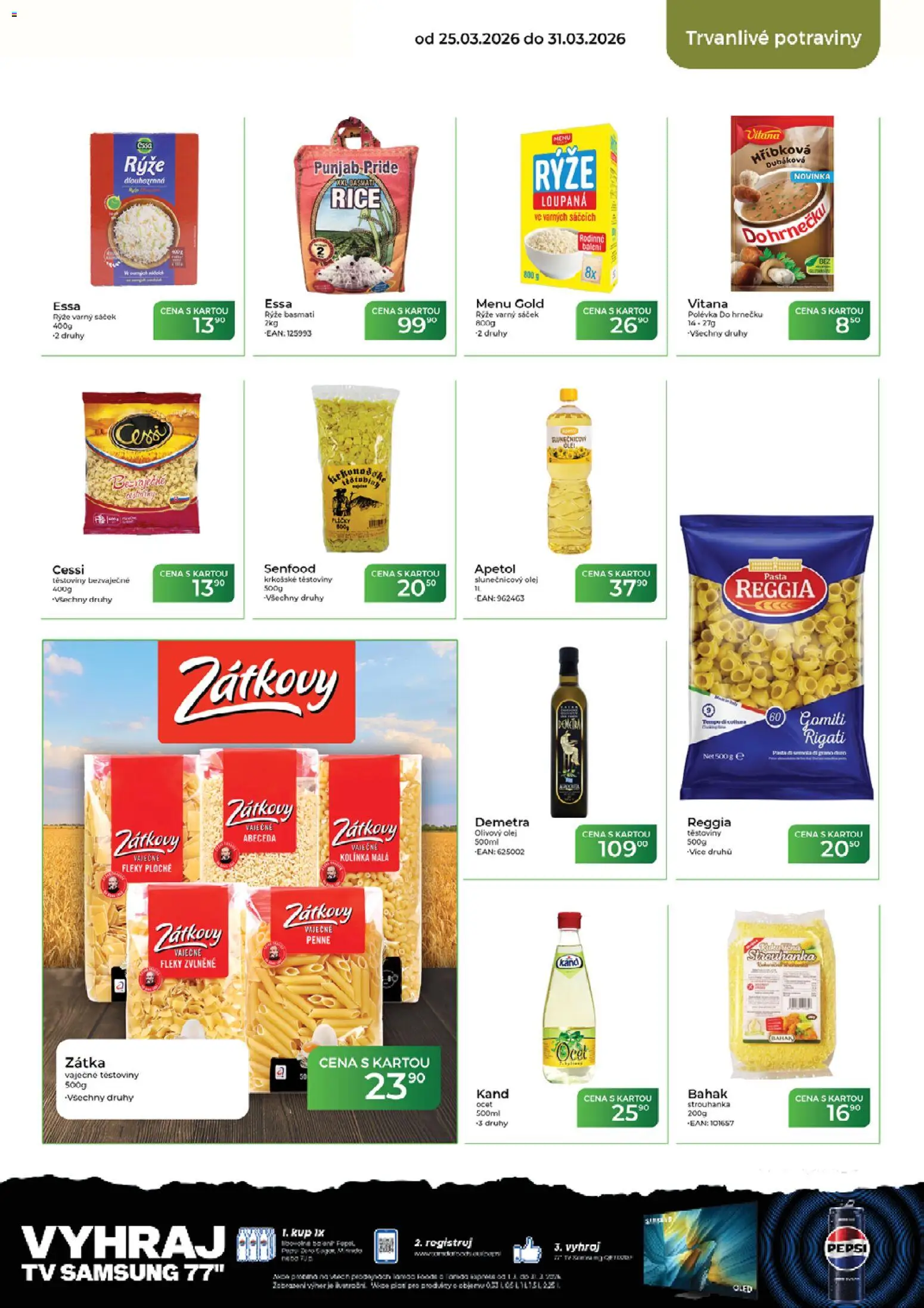 Tamda Foods leták od 25.03.2026 | Strana: 41 | Produkty: Olivový olej, Ocet, Rýže, Sáček