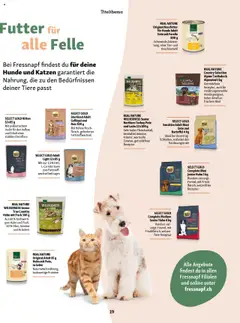 Fressnapf Magazin ab 01.09.2025 gültig | Seite: 19 | Produkte: Lachs, Reis, Fisch, Gemüse