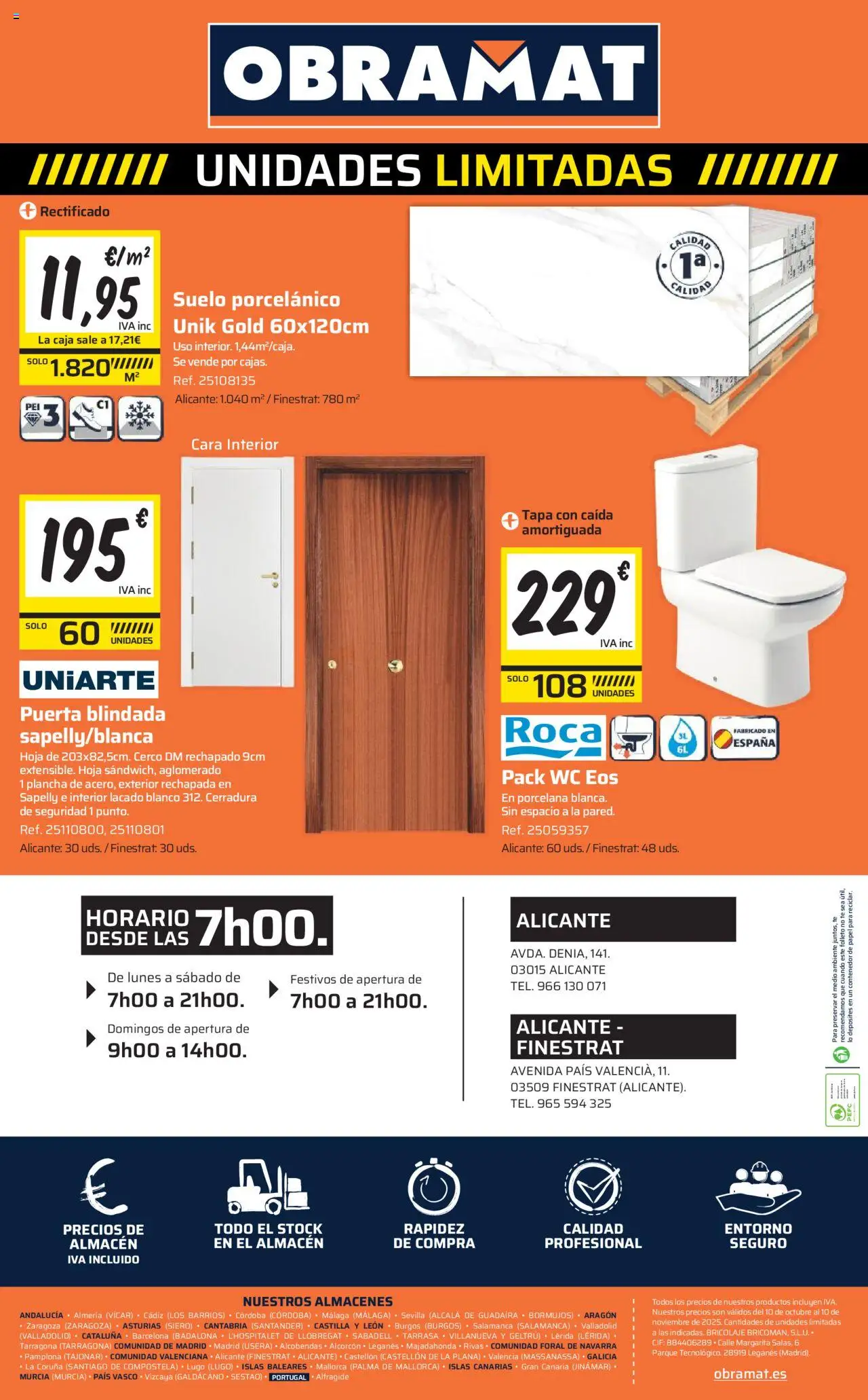 Obramat - Alicante  │ válido desde el 10.10.2025 | Página: 80 | Productos: Té, Plancha, Caja