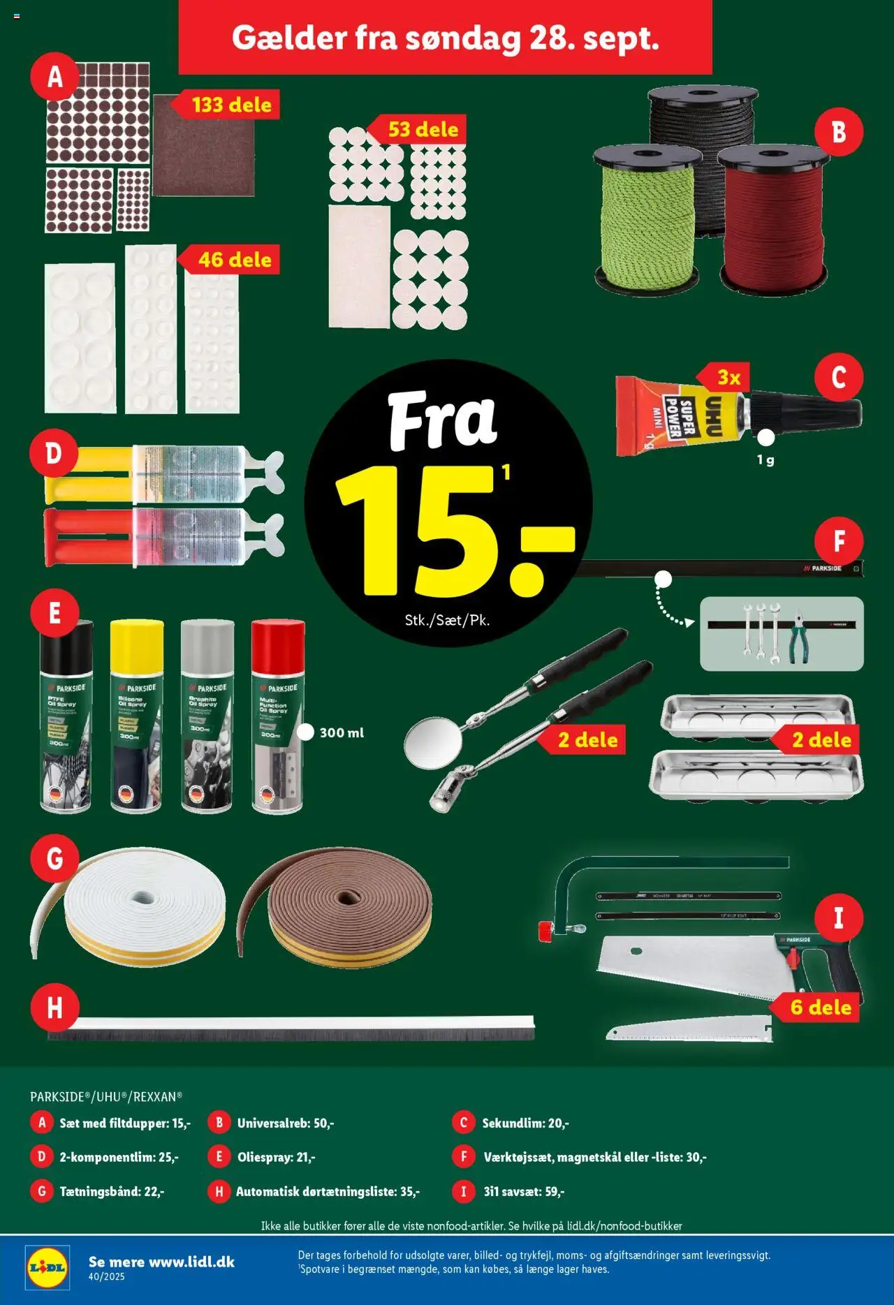Lidl tilbudsavis – gyldig fra 28.09.2025 | Side: 23 | Produkter: Øl, Søm