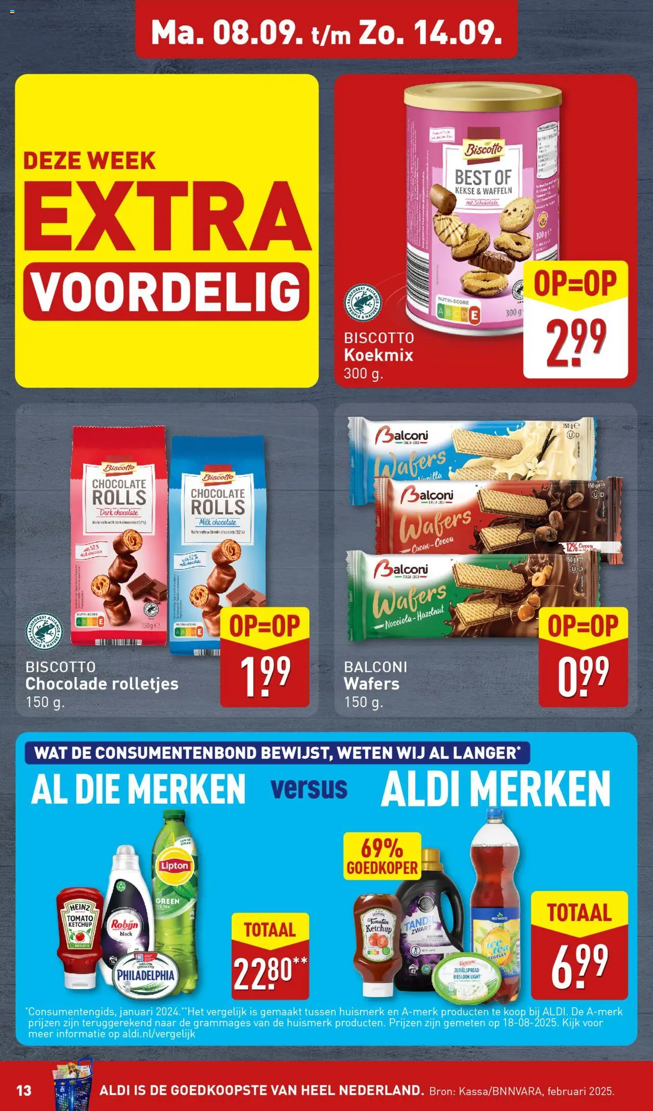  | Pagina: 13 | Producten: Wasmiddel, Chocolade, Tomaten, Robijn