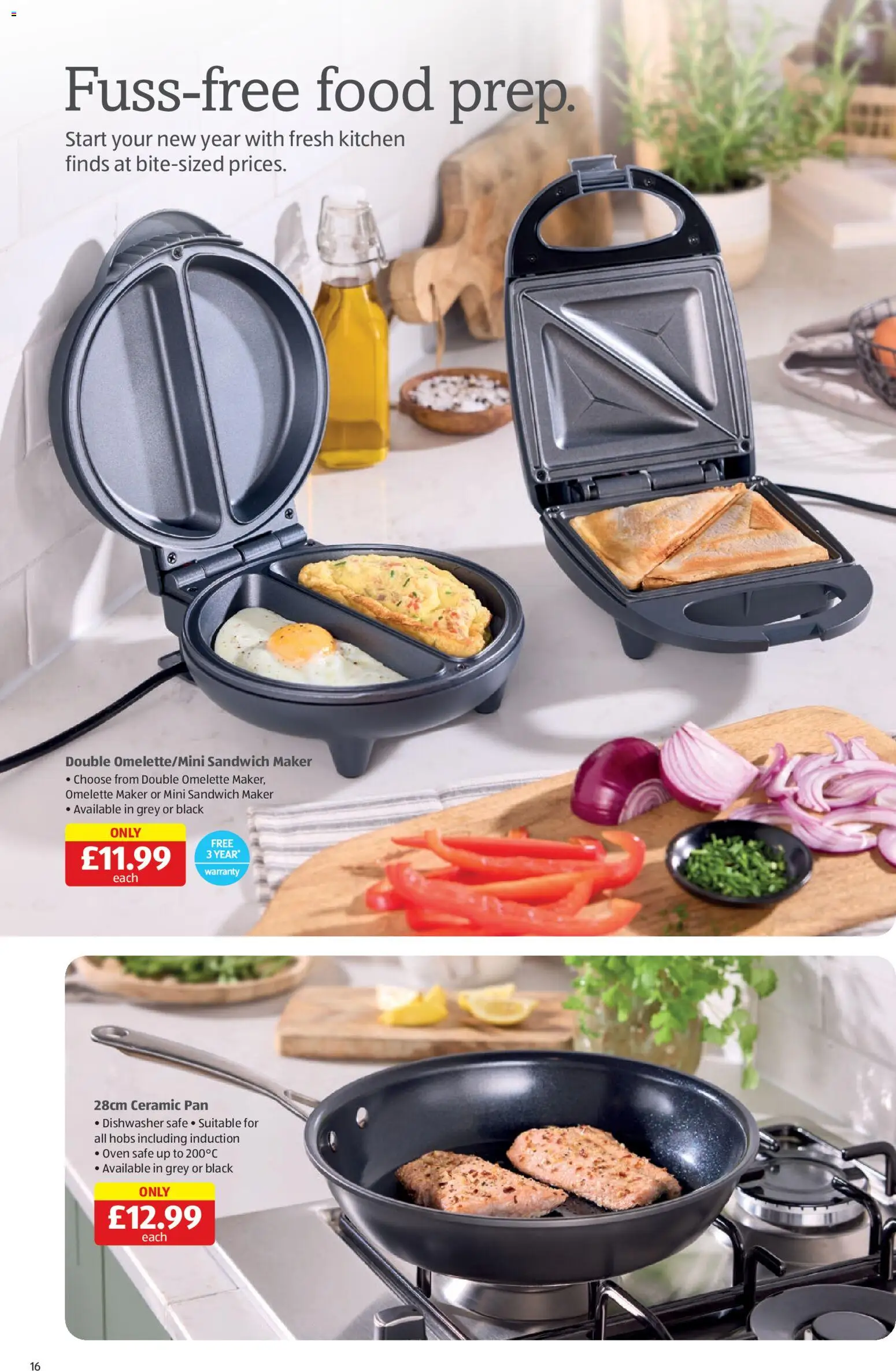 {H1} | Page: 16 | Products: Kitchen, Oven, Dishwasher, Sandwich maker