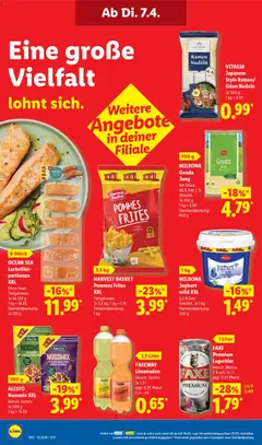 Náhled letáku Lidl Německo leták od 07.04.2026 | Strana: 16 | Produkty: Vál, Gouda, Milbona