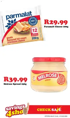Check Save Specials │ valid from 13.07.2025 | Page: 4 | Products: Cheese, Cream
