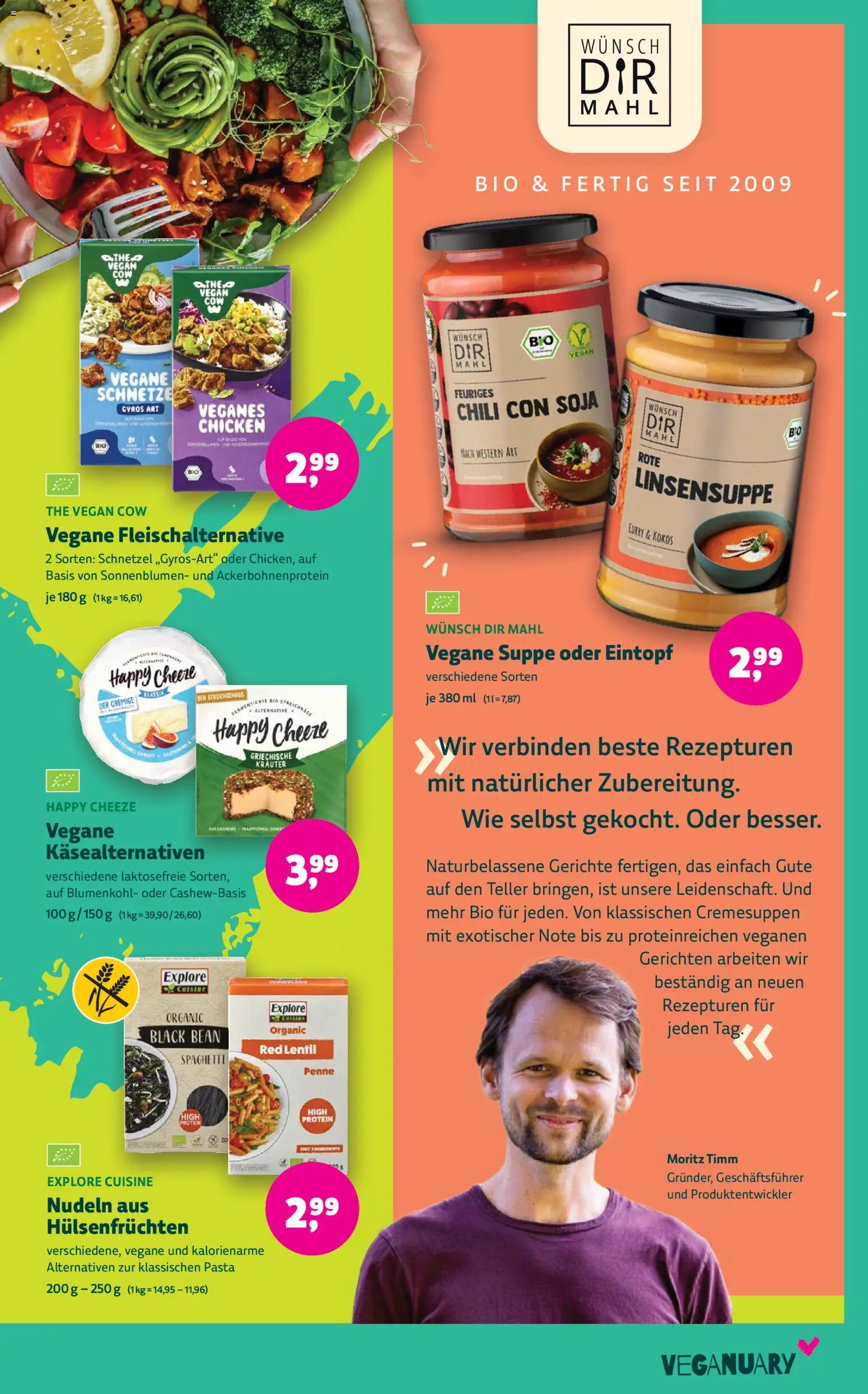 BioMarkt Prospekt – gültig ab 14.01.2026 | Seite: 5 | Produkte: Gyros, Blumenkohl, Pasta, Nudeln