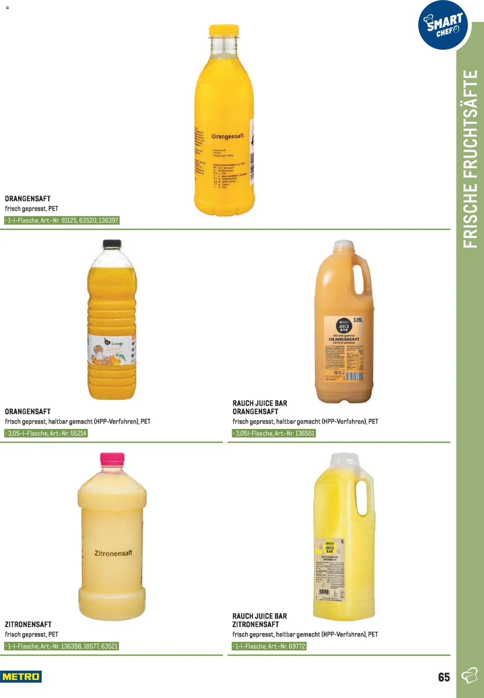 Metro angebote - Smart Chef Obst & Gemüse gültig ab 26.03.2026 | Seite: 65
