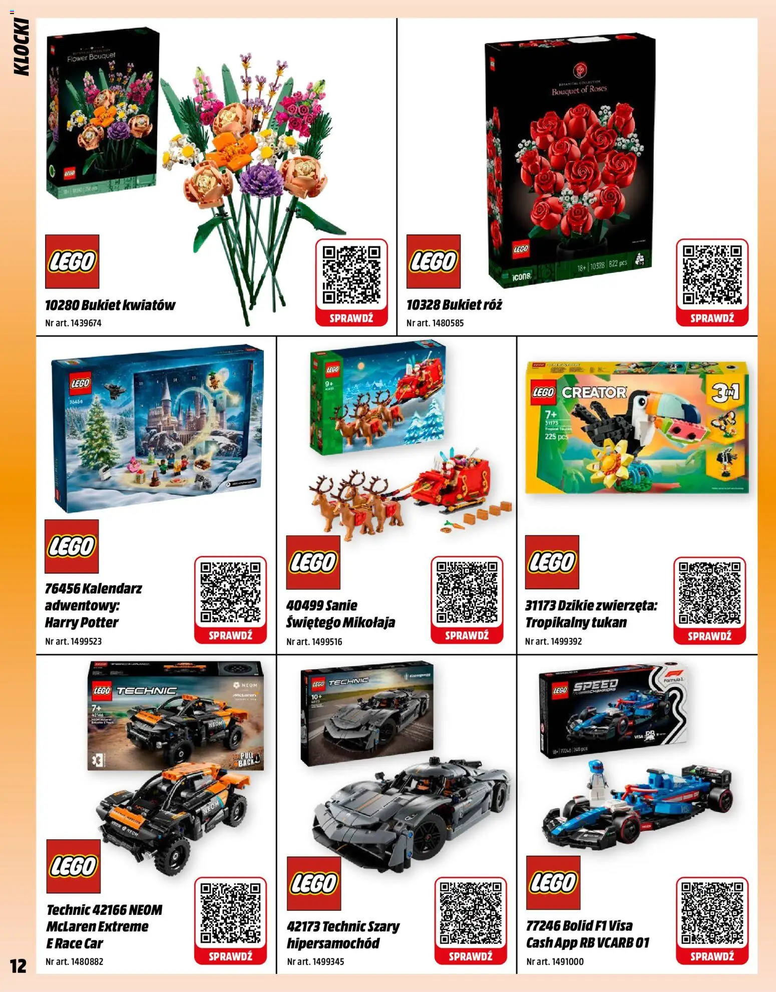 Media Markt promocje od 01.12.2025 | Strona: 12 | Produkty: Kalendarz adwentowy, Kalendarz, Lego, Róż