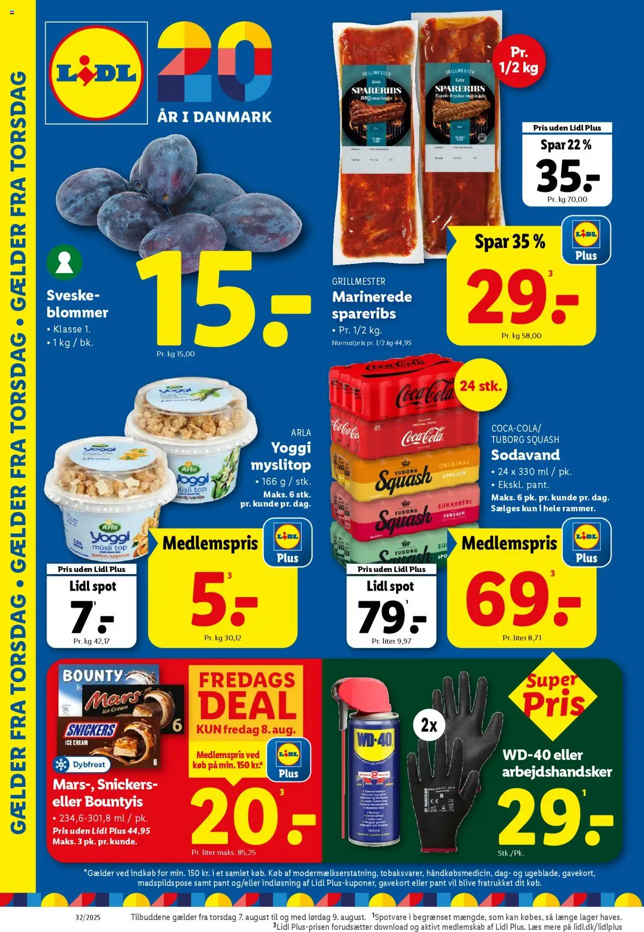 Lidl Tilbudsavis gyldig fra 03.08.2025 | Side: 25 | Produkter: Coca Cola, Müsli, Søm, Tuborg Squash