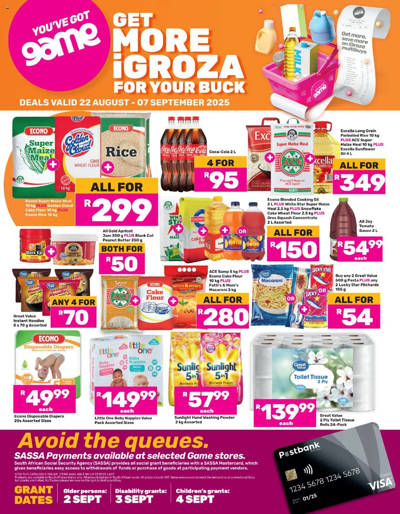 Game Get More iGroza For Your Buck │ valid from 22.08.2025 | Page: 1 | Products: Squash, Toilet, Butter, Oil