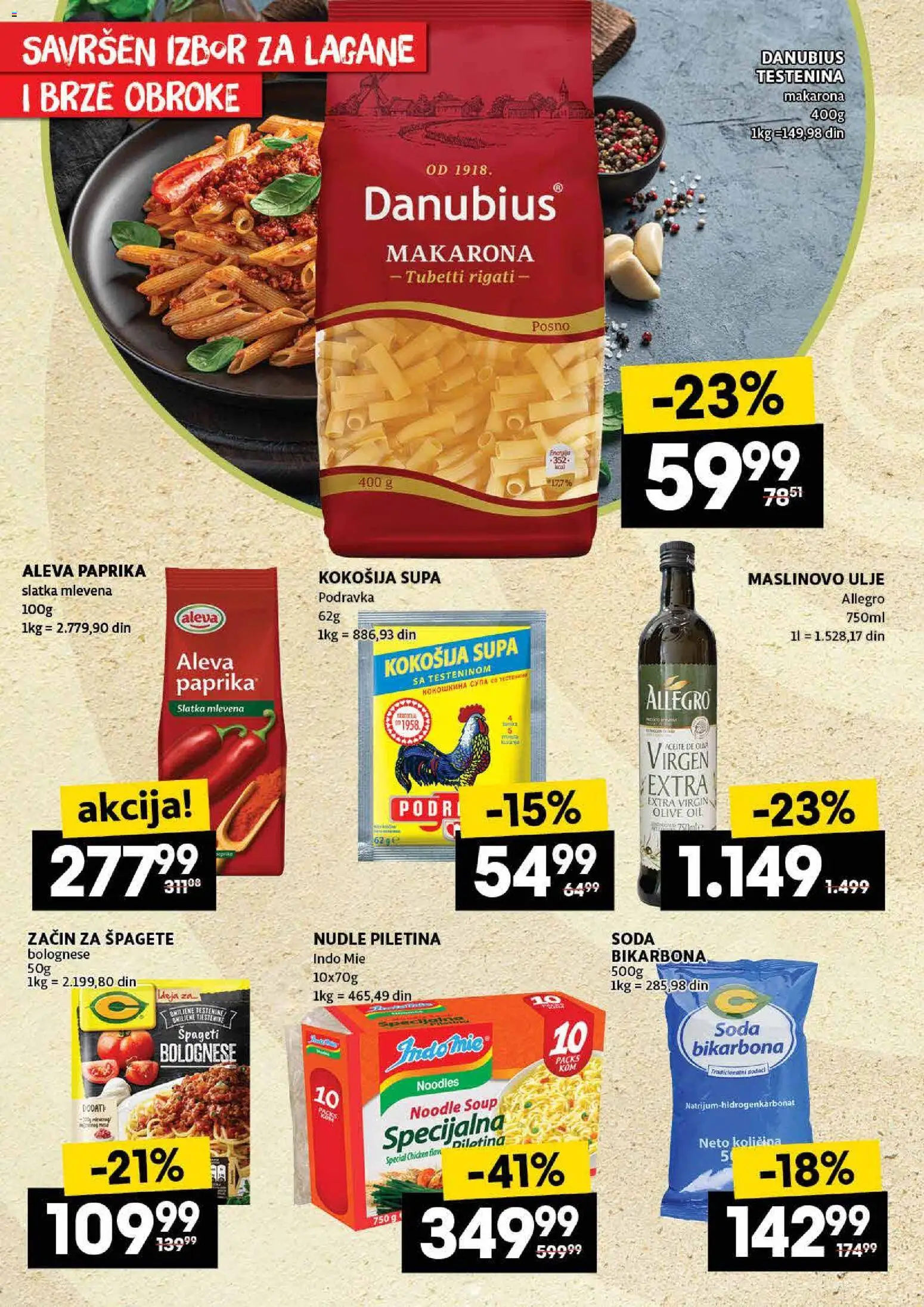 Roda katalog - važi od 30.10.2025 | Strana: 14 | Proizvode: Podravka, Špageti, Ulje, Maslinovo ulje