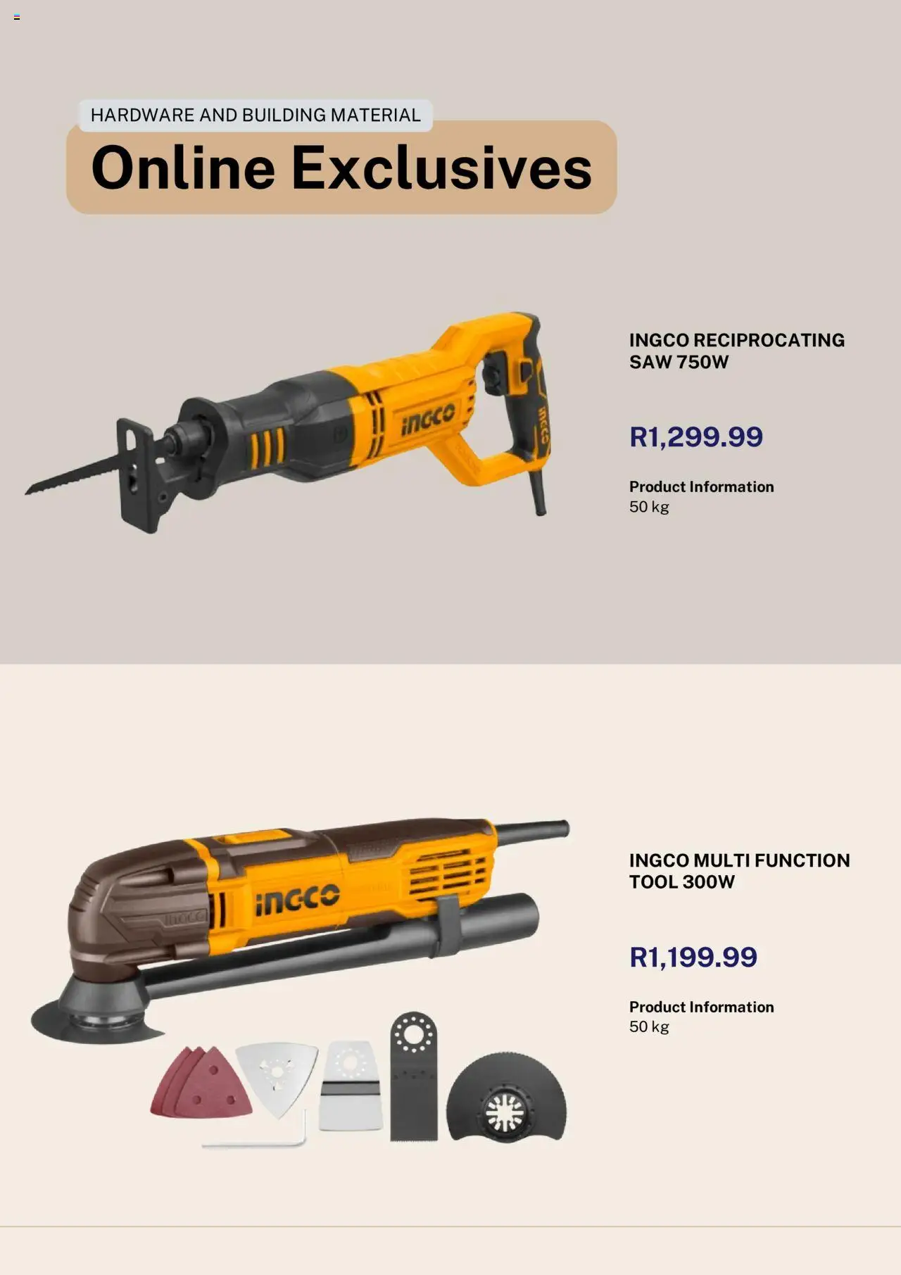 K. Carrim Specials │ valid from 19.08.2025 | Page: 4 | Products: Reciprocating saw