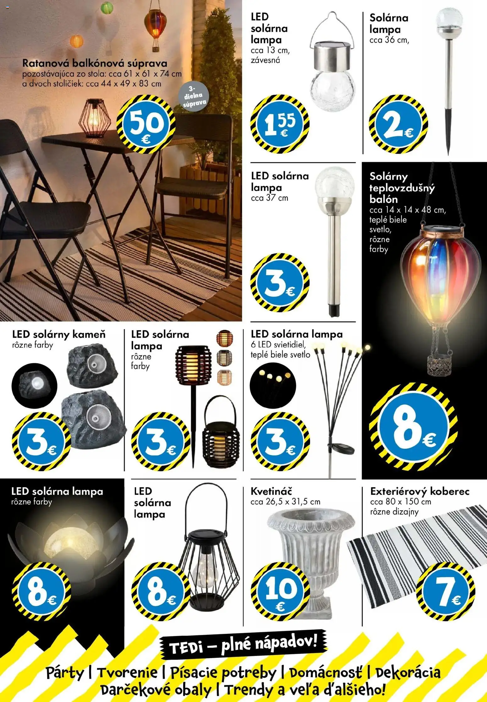 Nové TEDi akcie – leták je platný od 13.03.2026 | Strana: 28 | Produkty: Lampa, Koberec, Svetlo, Led