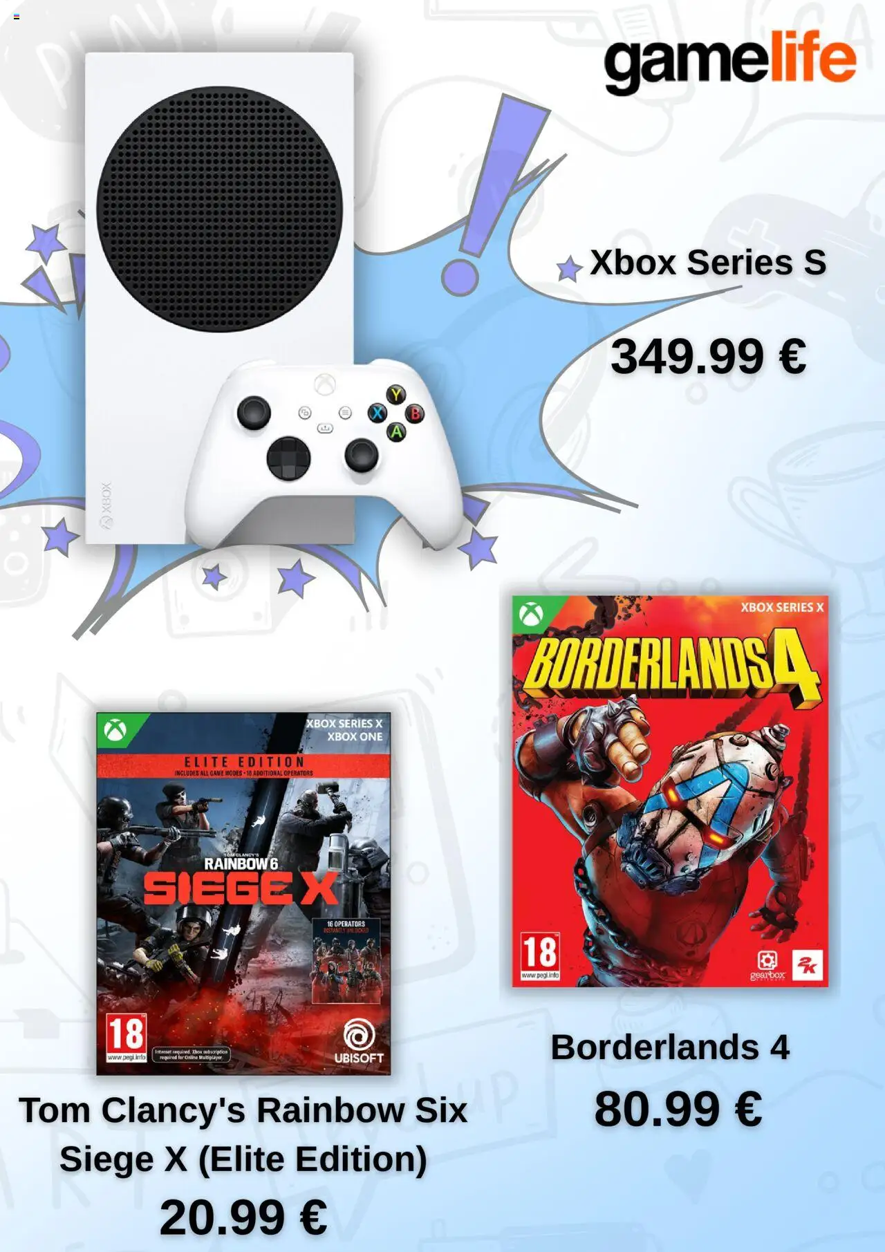 Volantino Gamelife del 29.09.2025 | Pagina: 3 | Prodotti: Xbox