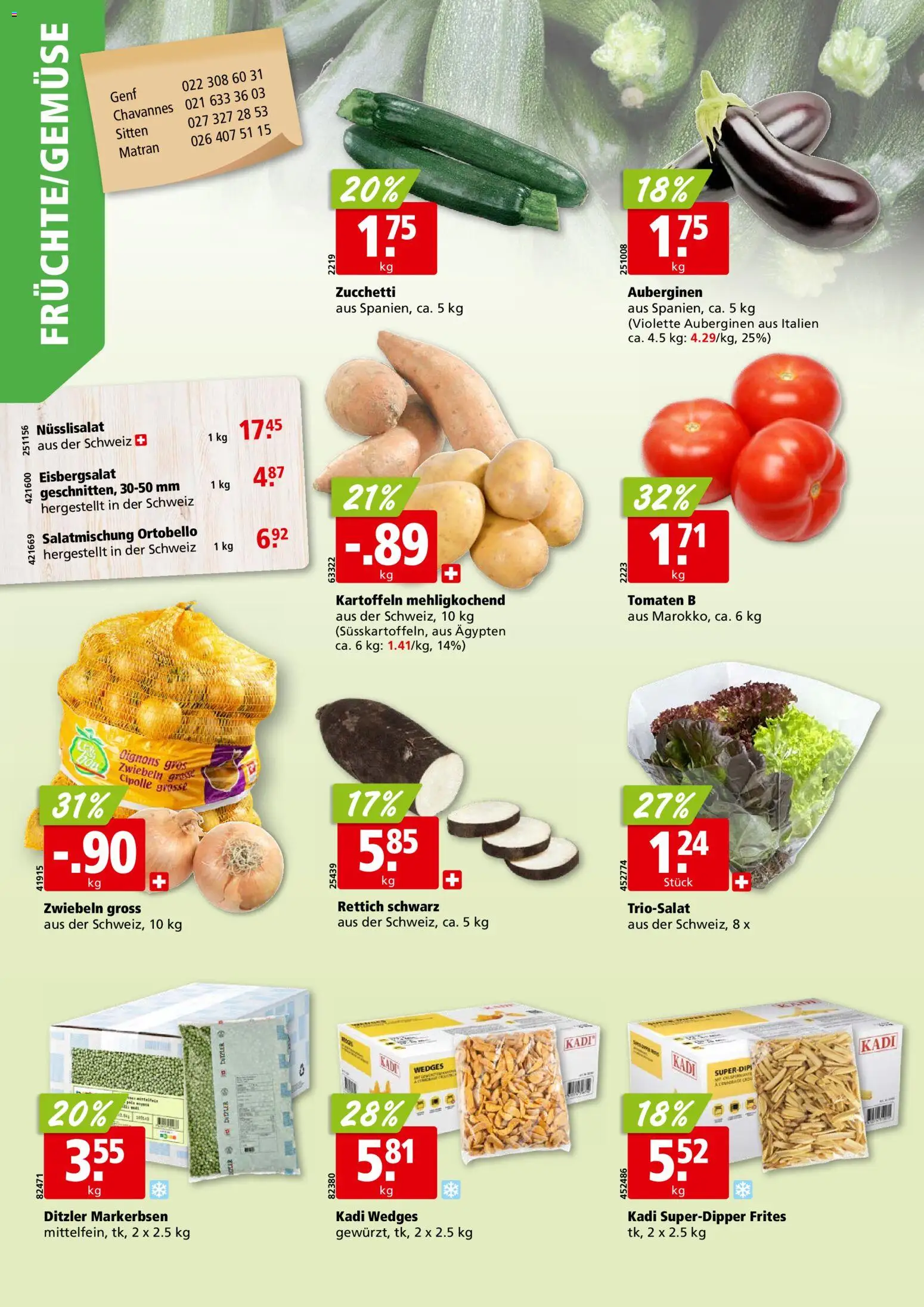 Aligro Aktionen Chavannes, Matran, Genf, Sitten – gültig ab 02.03.2026 | Seite: 2 | Produkte: Tomaten, Kartoffeln, Zwiebeln