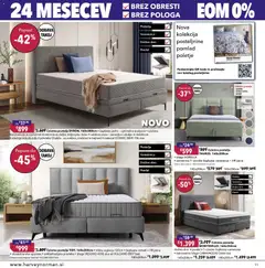 Harvey Norman katalog akcije – veljaven od 11.03.2026 | Stran: 11 | Izdelki: Ležišče, Postelja, Vzmetnica, Prevleka