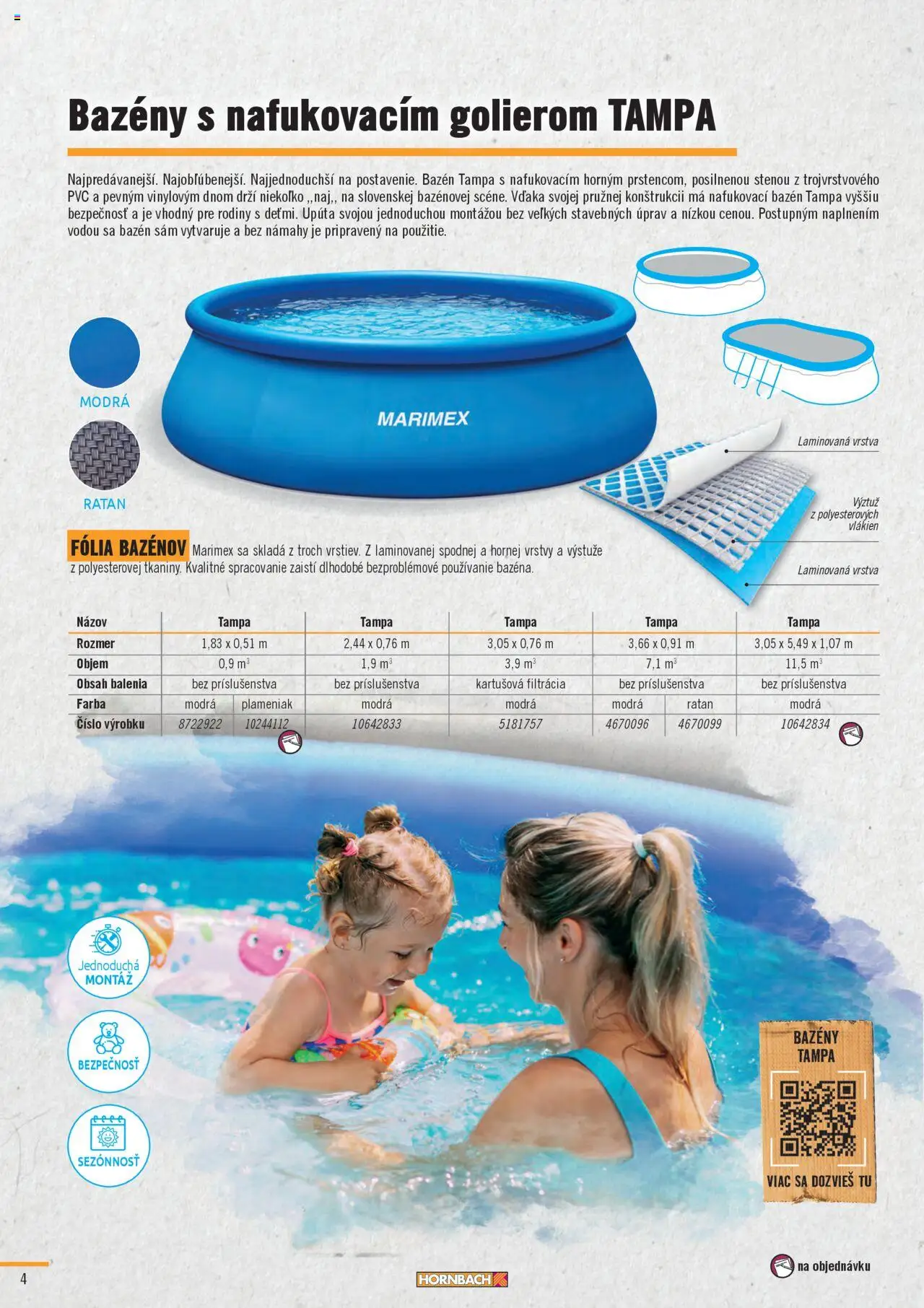 Hornbach bazény │ platný od 22.07.2025 | Strana: 4 | Produkty: Bazény, Bazén, Filtrácia