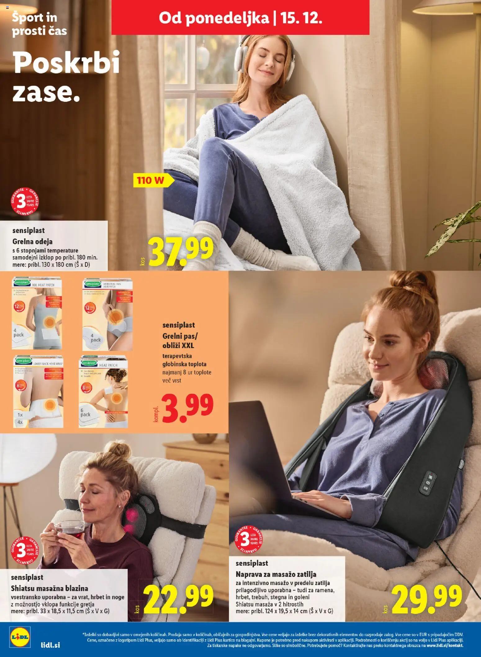 Novi Lidl katalog ponudbe – veljaven od 11.12.2025 | Stran: 58 | Izdelki: Blazina, Odeja