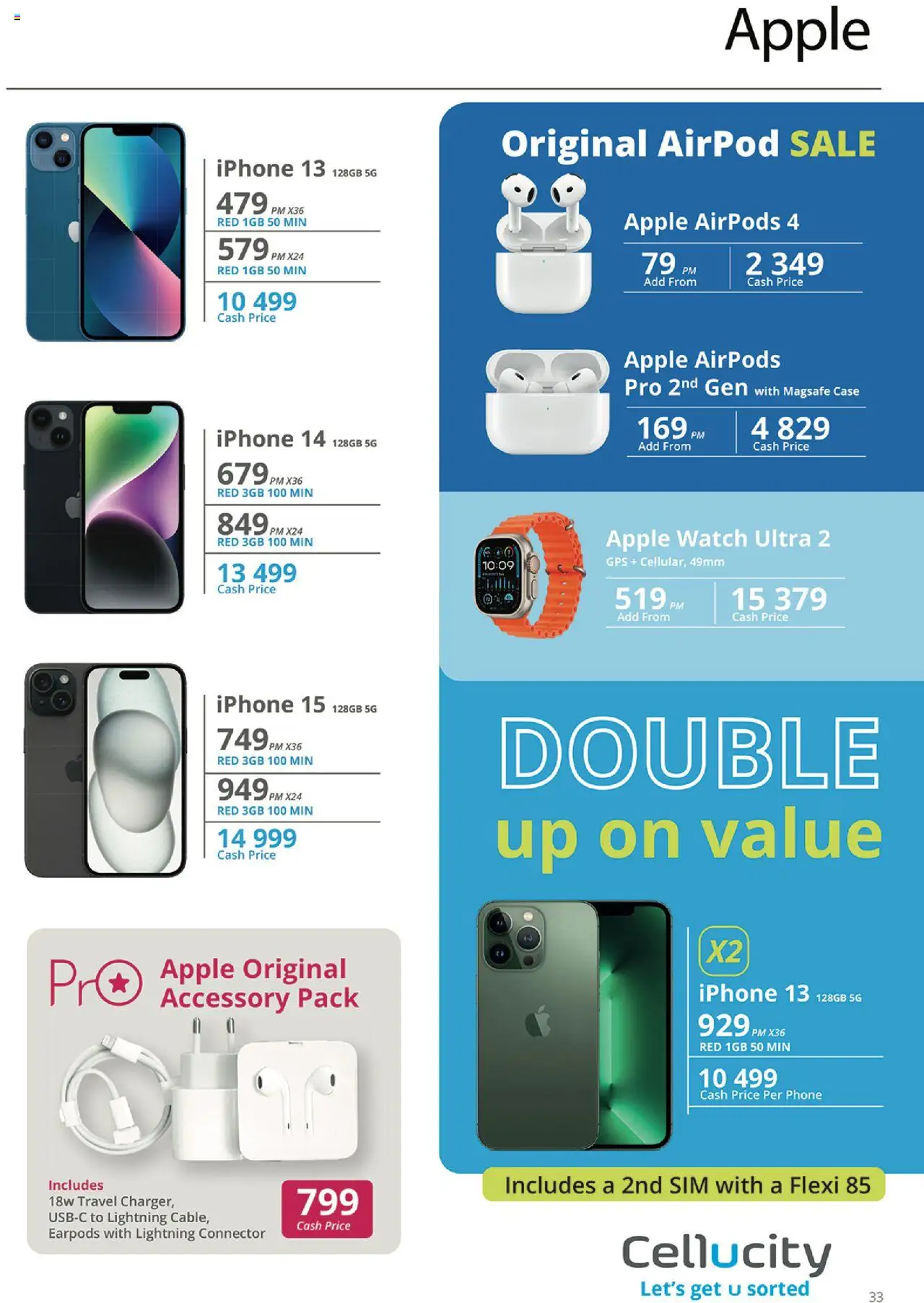 Cellucity Specials │ valid from 08.08.2025 | Page: 34 | Products: Phone, Watch, Connector, Case