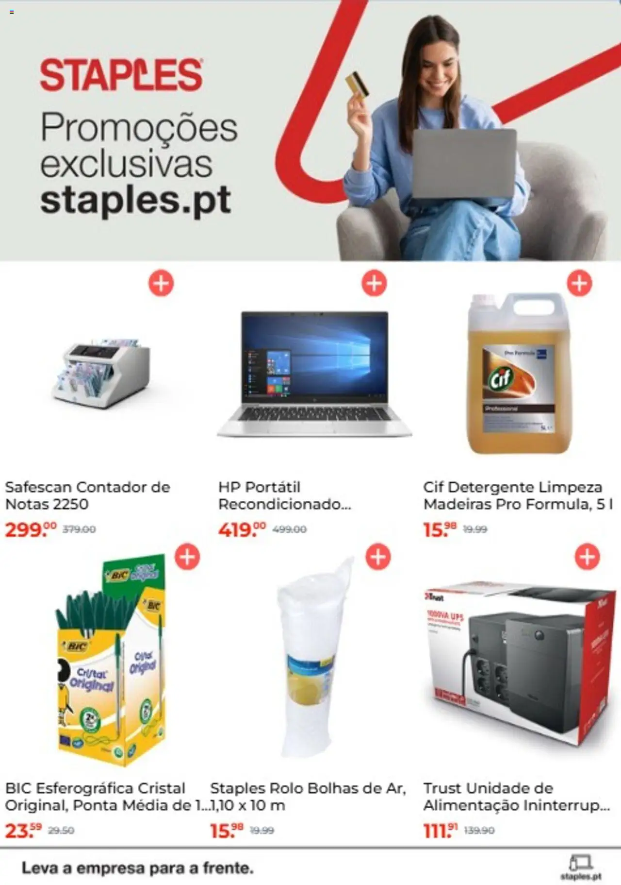 Staples folheto │ válido de 01.10.2025 | Página: 1 | Produtos: Detergente, Madeiras