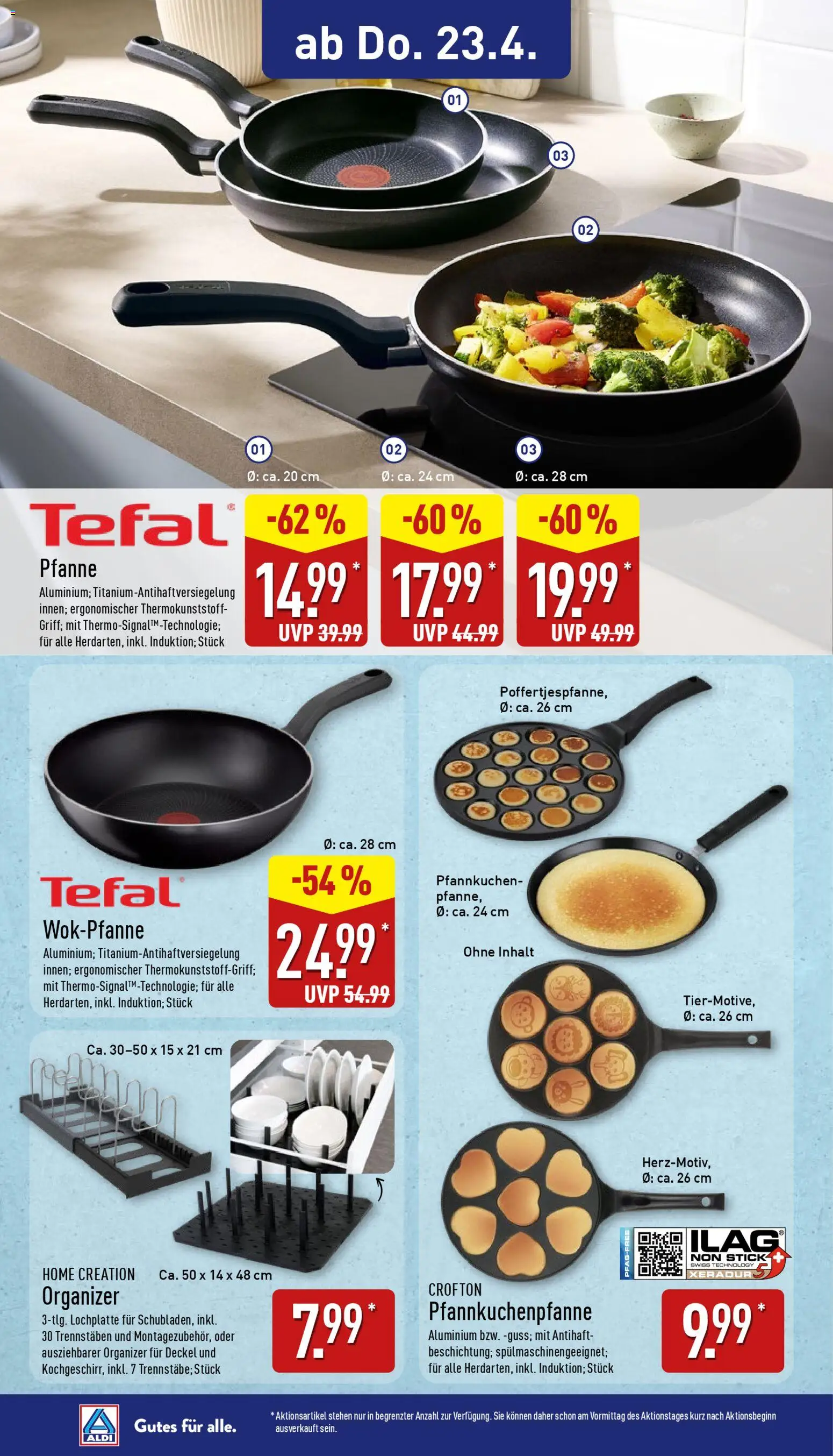 Aldi Ausblick – gültig ab 20.04.2026 | Seite: 9 | Produkte: Pfannkuchen, Home creation