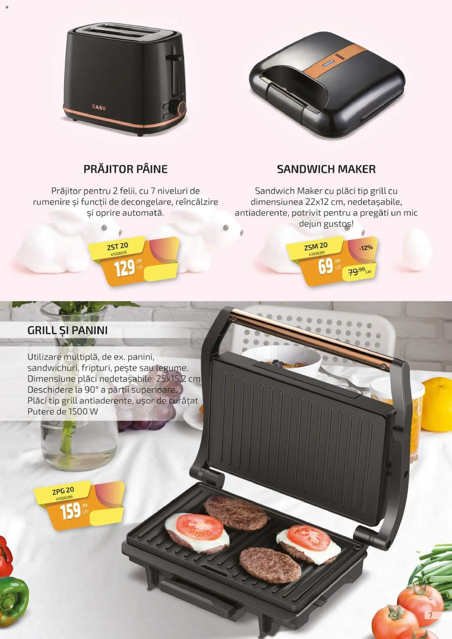 Noul catalog Carrefour – valabil de la 27.02.2026 | Pagină: 7 | Produse: Grill, Pâine, Pește