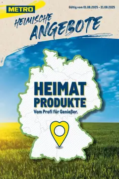 Metro Regionaler Flyer gültig ab dem 01.08.2025