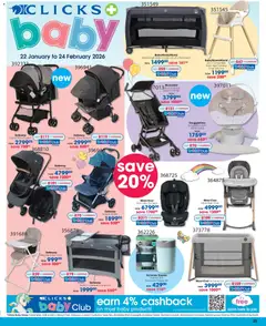 Clicks specials catalogue – valid from 22.01.2026 | Page: 25 | Products: Tray, Bed, Table, Chair