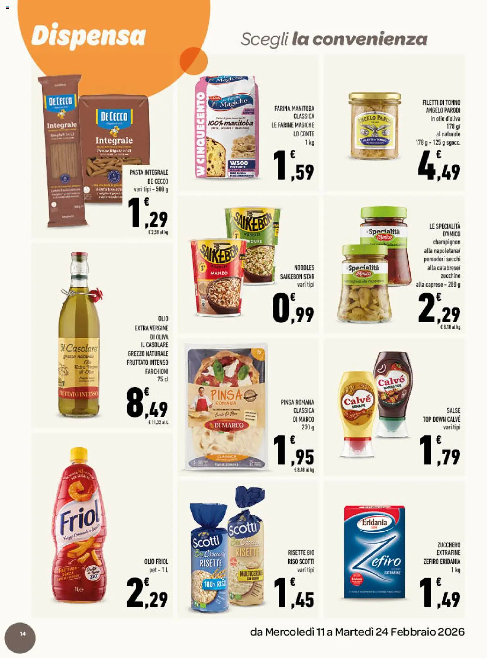 Volantino Conad del 11.02.2026 | Pagina: 14