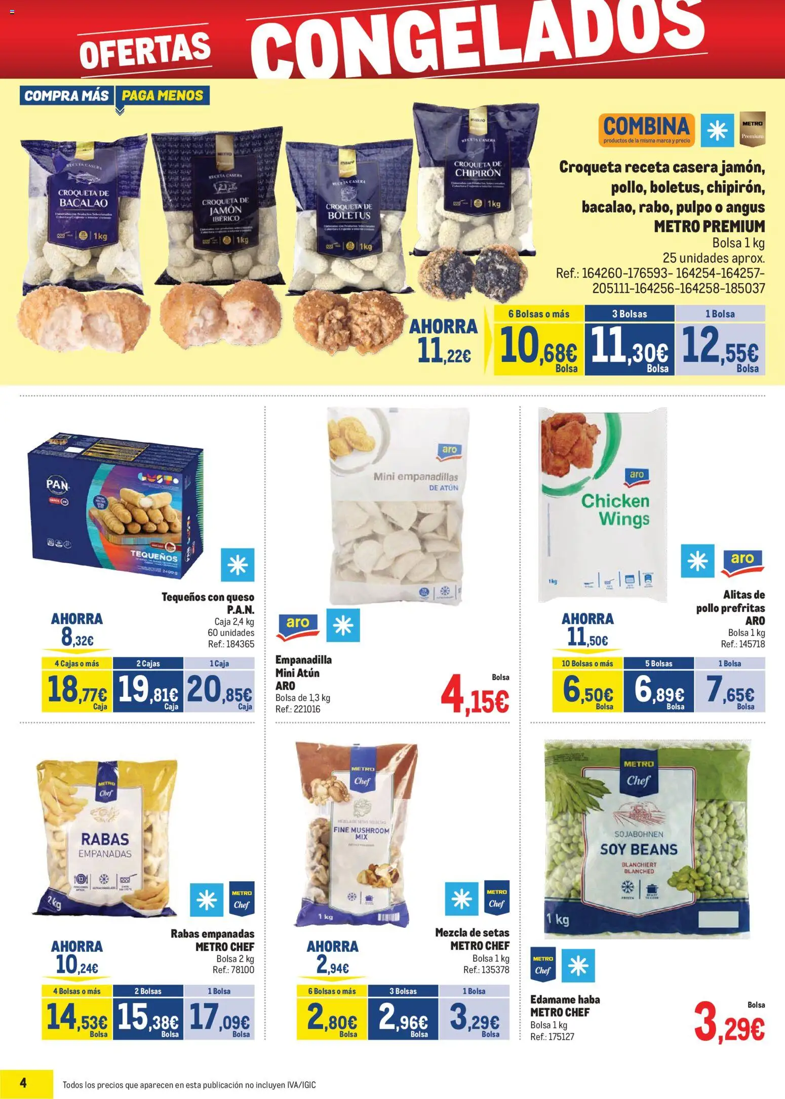 Makro - Precios Sur II │ válido desde el 06.01.2026 | Página: 4 | Productos: Queso, Jamón, Bolsa, Caja