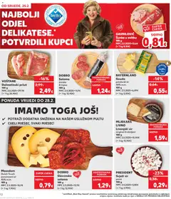 VOŠTANE Dalmatinski pršut, 100 g, MPC 2.5.2025=29,9€ - Pregled kataloga iz trgovine Kaufland, vrijedi od 25.02.2026 | Stranica: 12