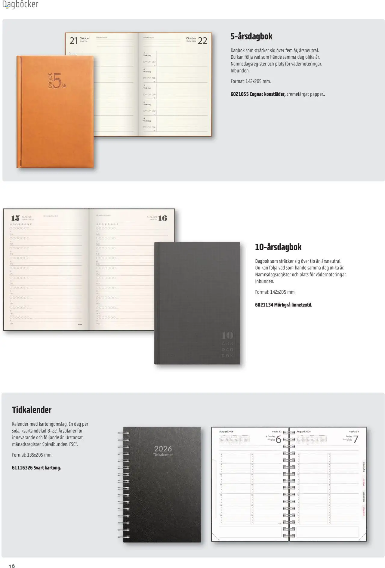 Office Depot reklamblad aktuell från 08.09.2025 | Sida: 16 | Produkter: Papper, Kalender