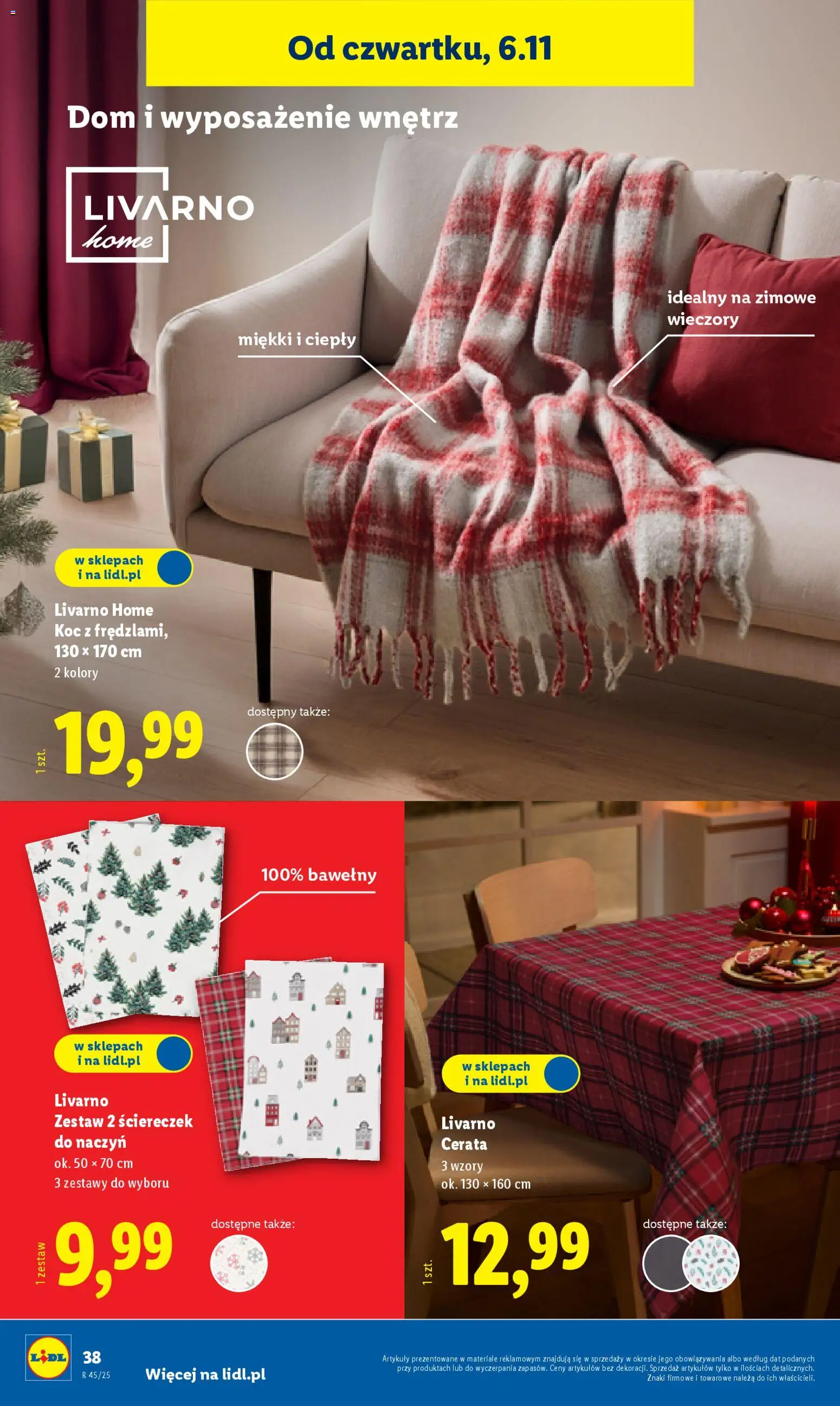 Lidl Katalog od 03.11.2025 | Strona: 42 | Produkty: Koc