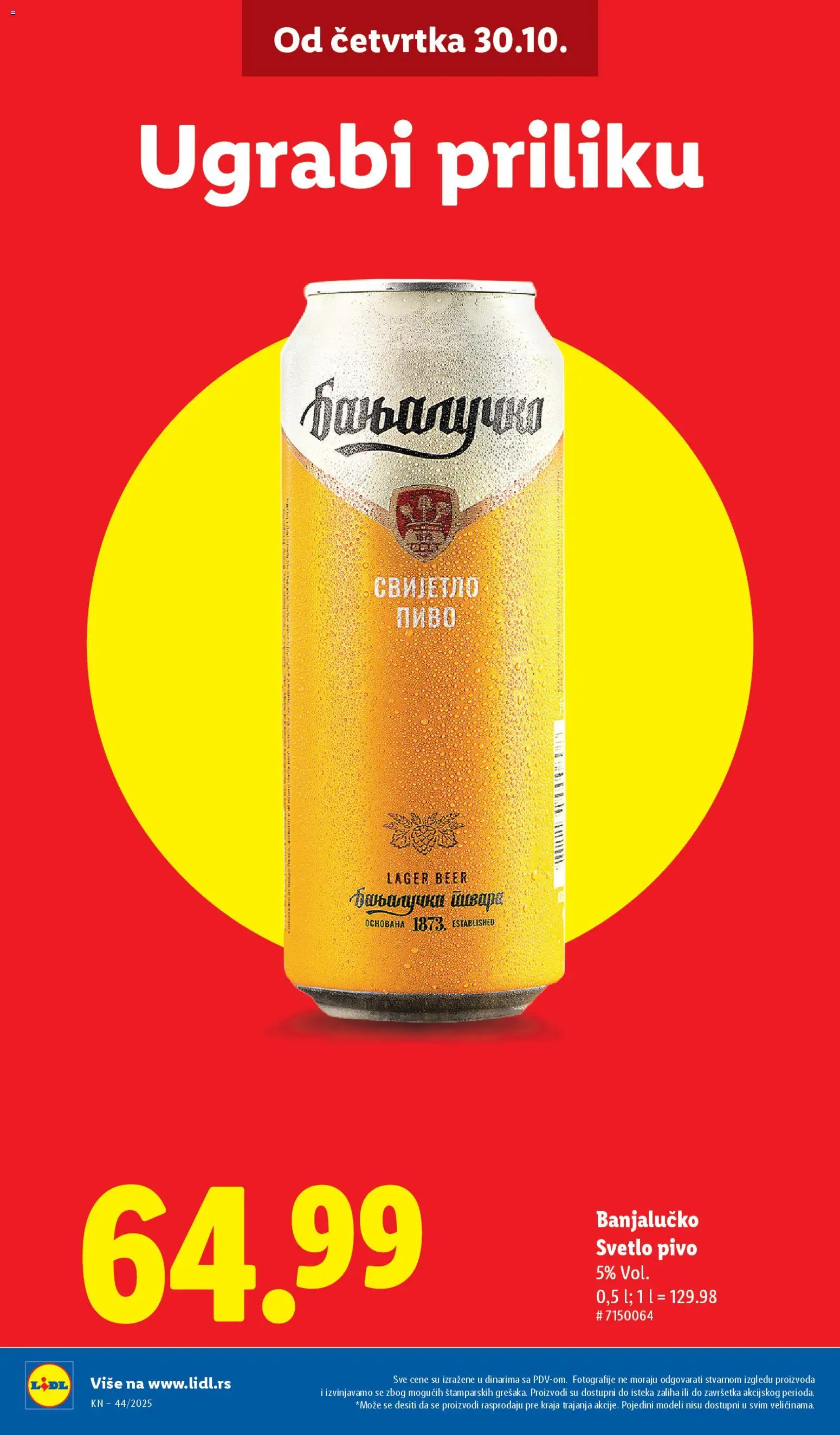 Lidl katalog - važi od 30.10.2025 | Strana: 4 | Proizvode: Pivo