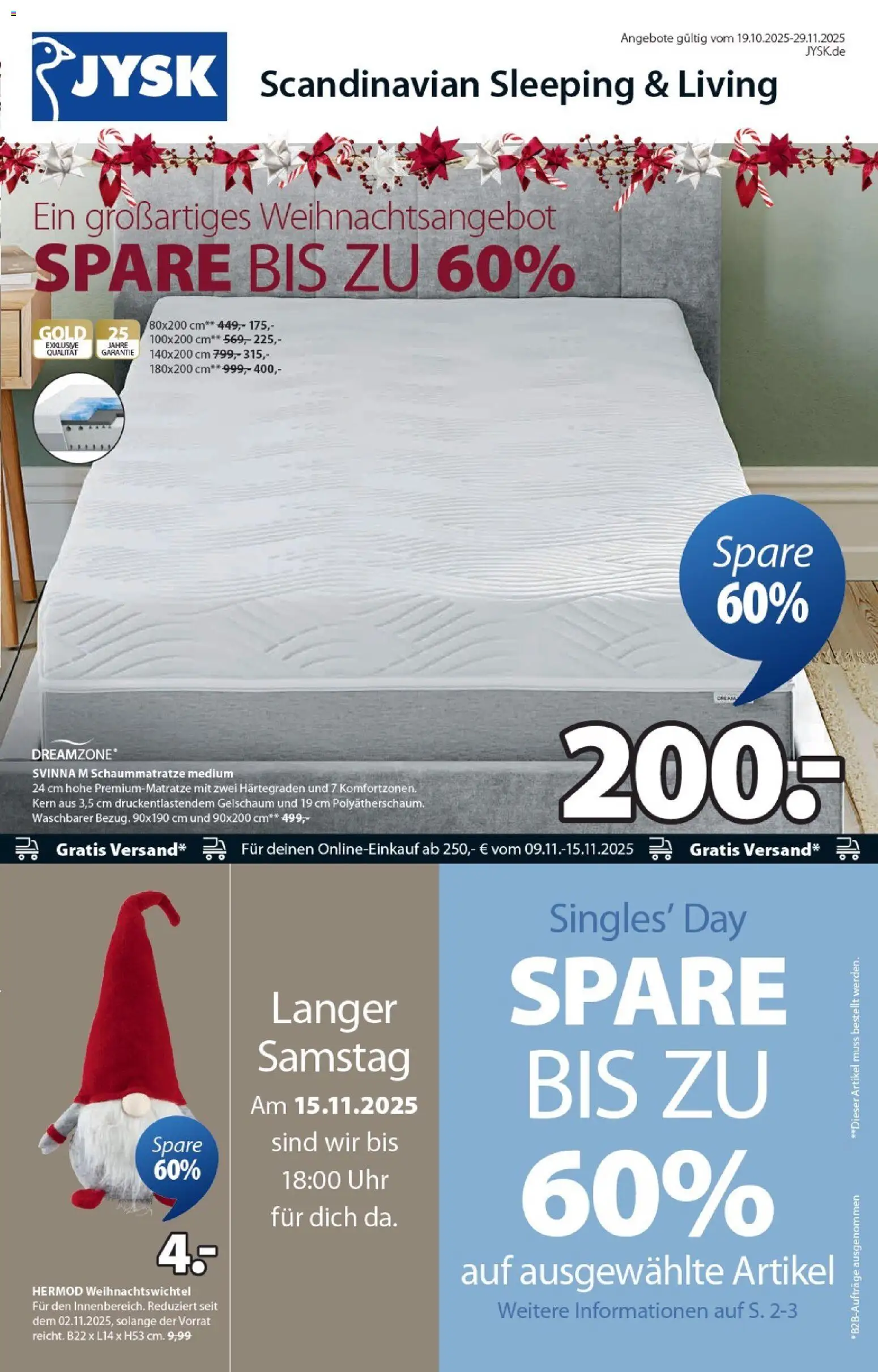 Prospekt JYSK – gültig ab 19.10.2025 | Seite: 1