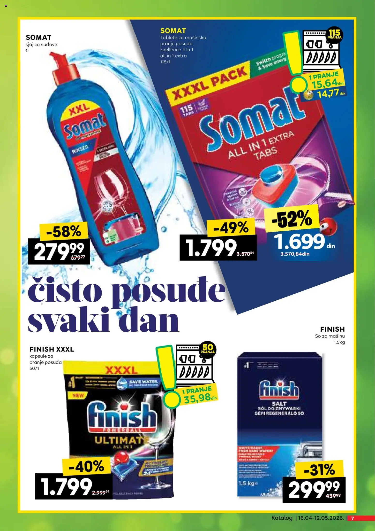 Roda katalog - važi od 16.04.2026 | Strana: 7 | Proizvode: Somat, Kapsule, Finish, So